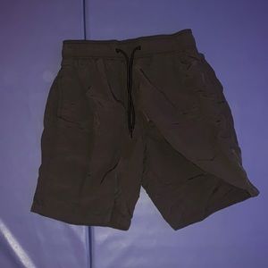 Black swimming trunks